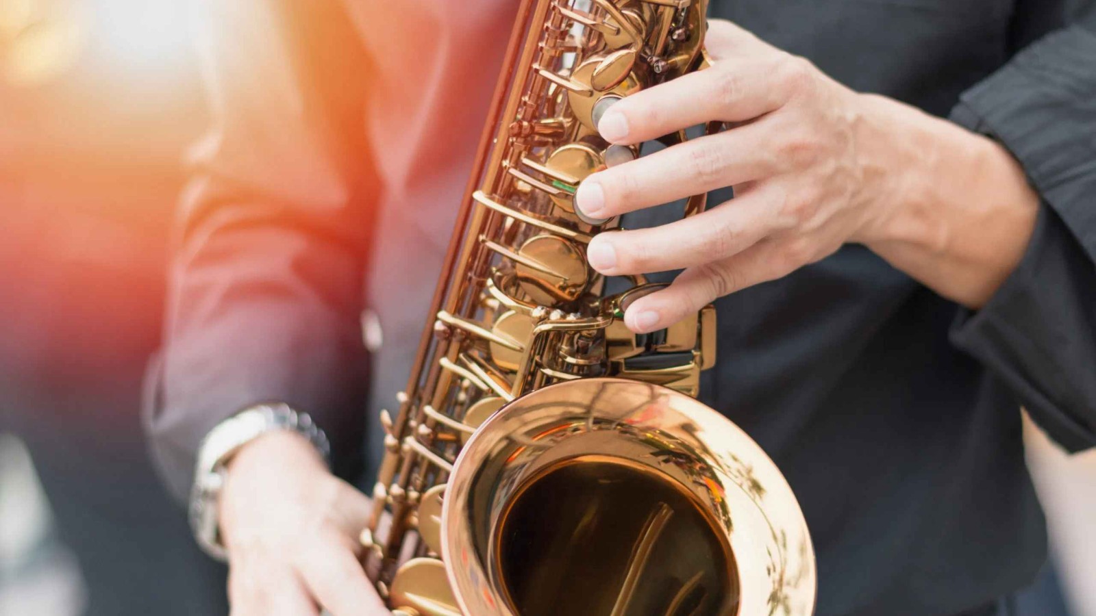 Live Music Saxophone Night Poster
